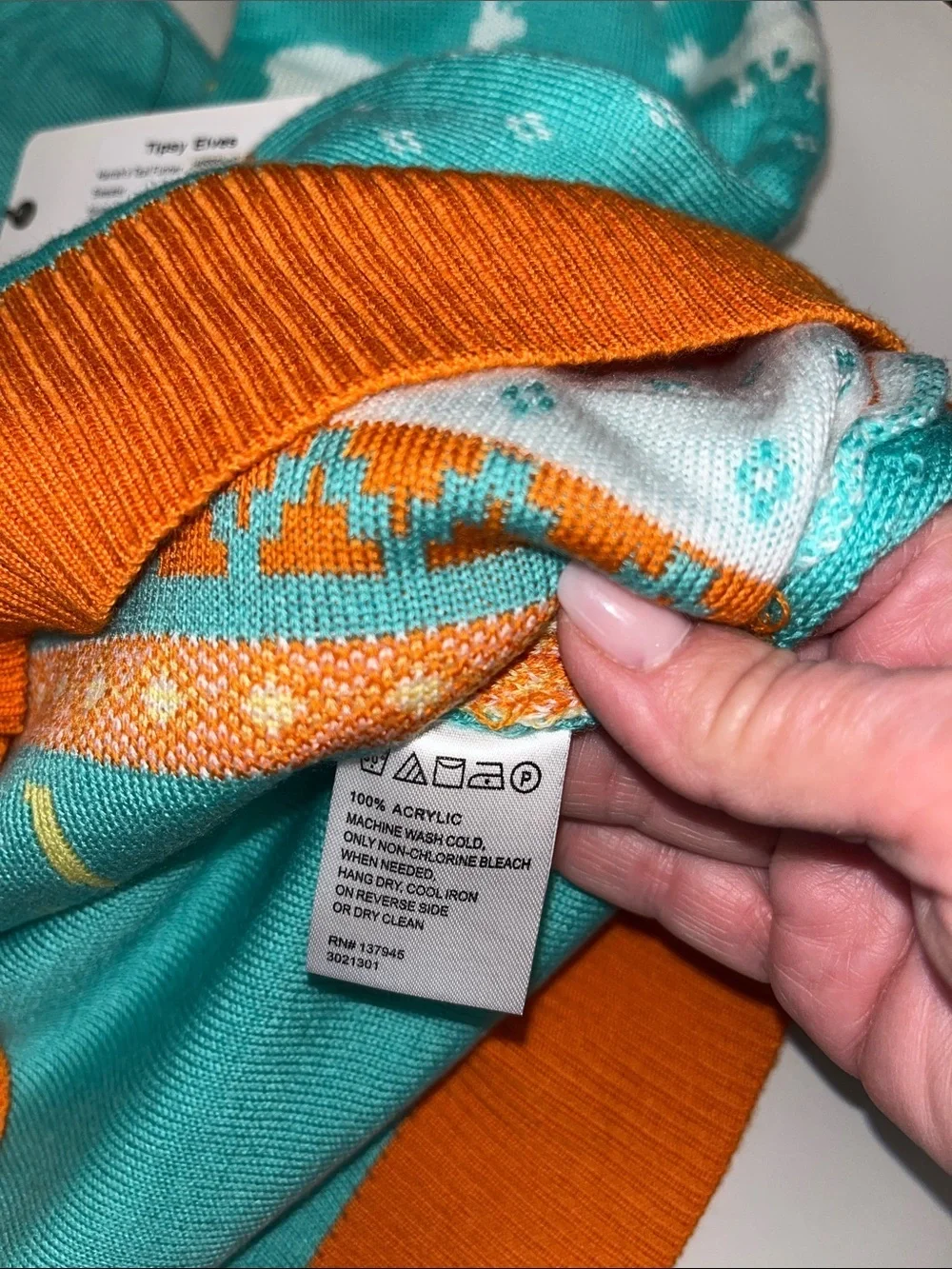Tipsy Elves Teal and Orange 